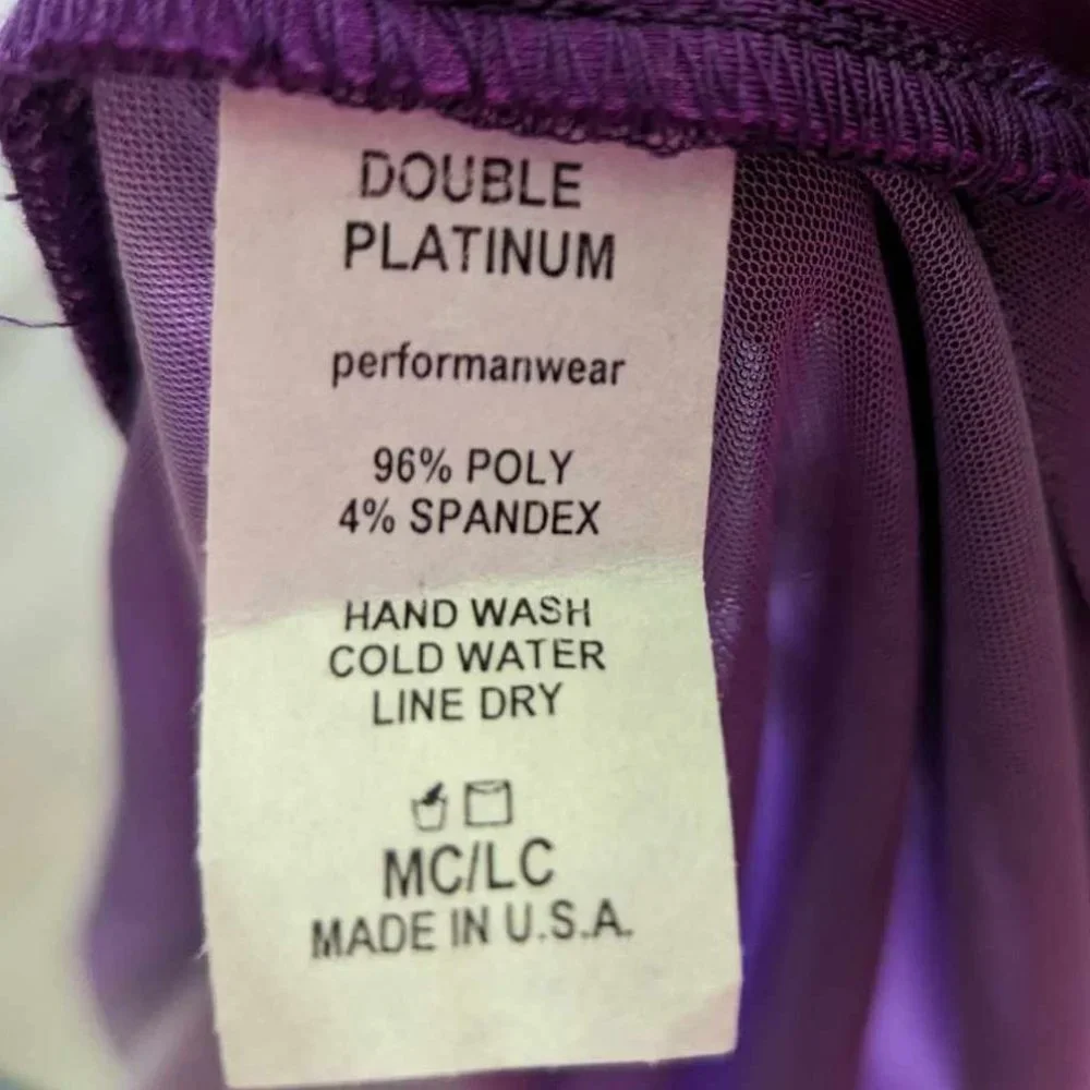 Double Platinum Girls Ombre Mesh Handkerchief Dance Skirt